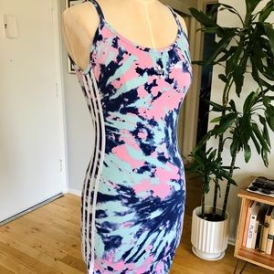 Adidas Tie Dye Tank Dress